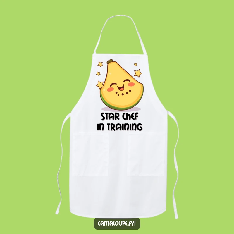 Funny Cantaloupe Apron: Kitchen Star-Juggling Slice, The Perfect Funny Gift for Cooks!