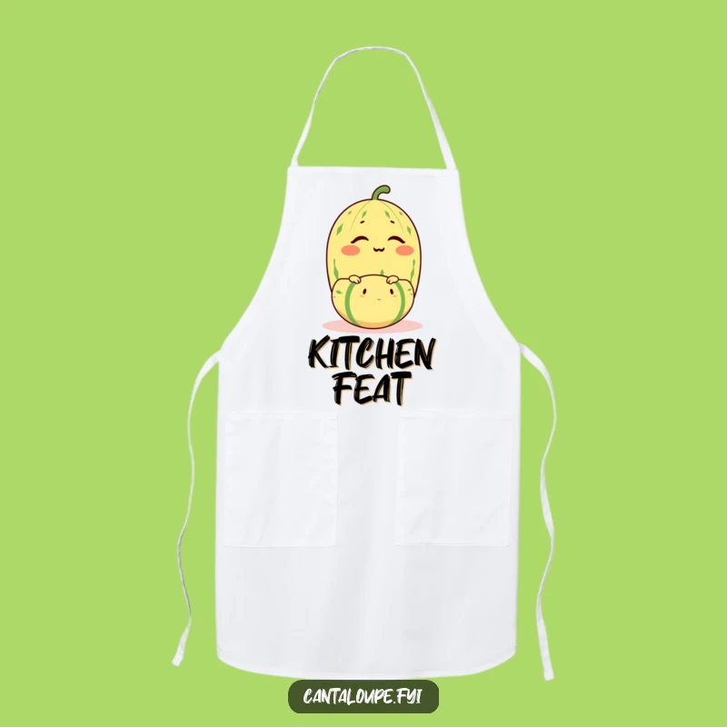 Funny Winking Cantaloupe Apron - Balancing Act Kitchen Wear