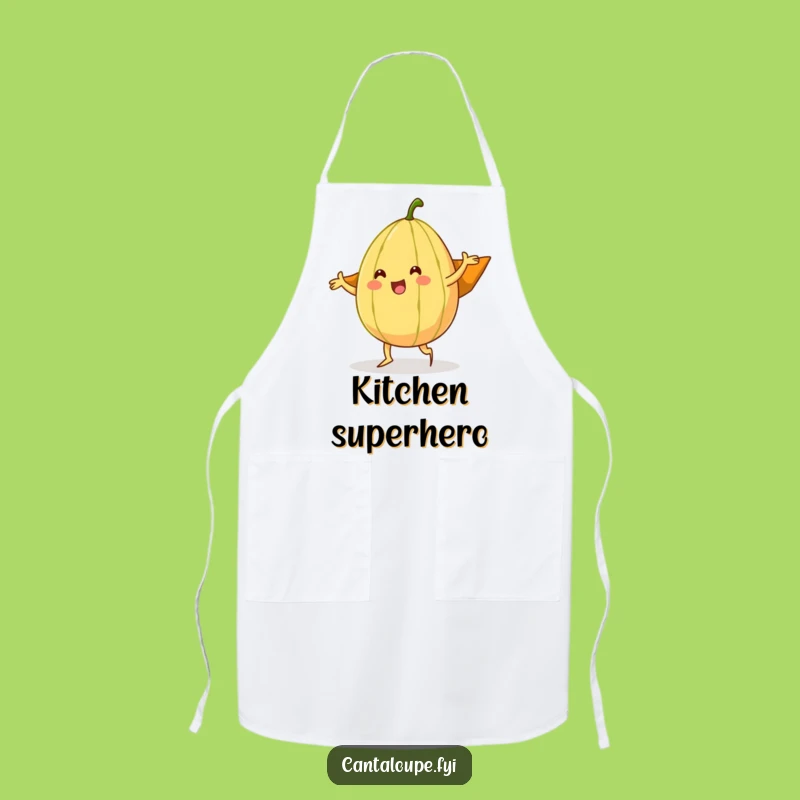 Funny Cantaloupe Dancer Apron - Silly Rind Cape Kitchen Wear