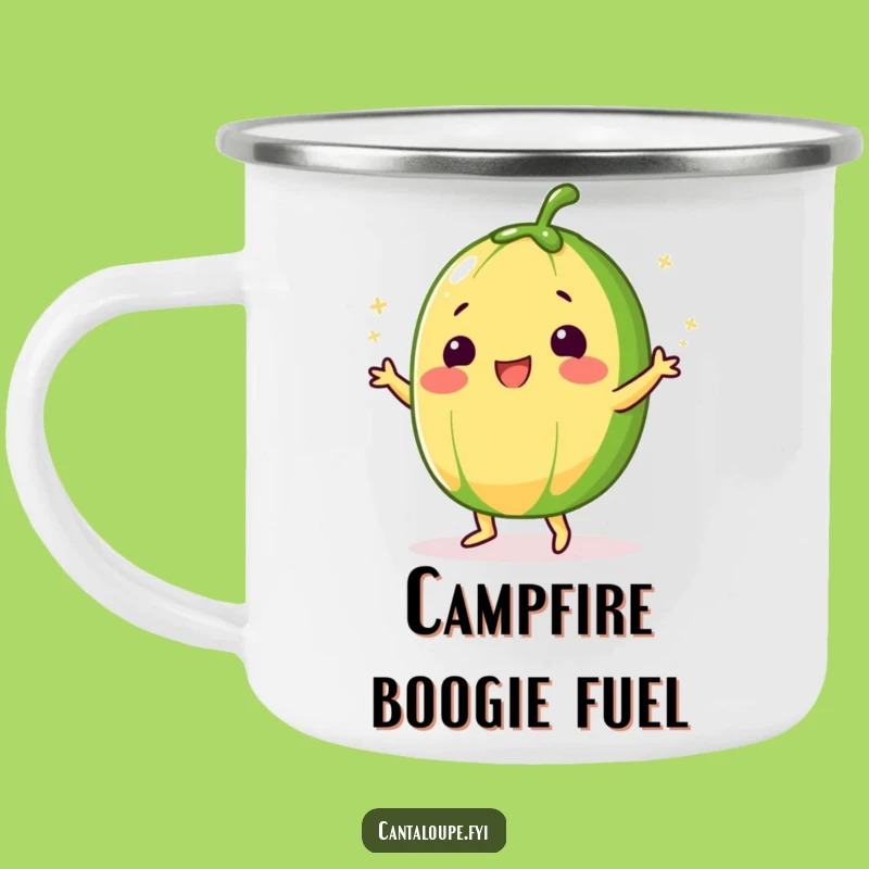 Funny Sugar Dance Cantaloupe Camping Mug: Sweet Moves for Outdoor Fun - Great Gift