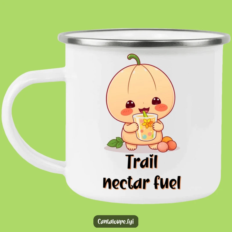 Funny Cantaloupe Camping Mug: Enjoy Happy Drinks with This Slurping Funny Gift