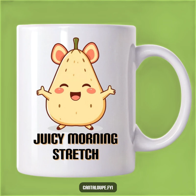 Funny Cantaloupe Split Mug - Hilarious Yoga Gift for Fitness Enthusiasts