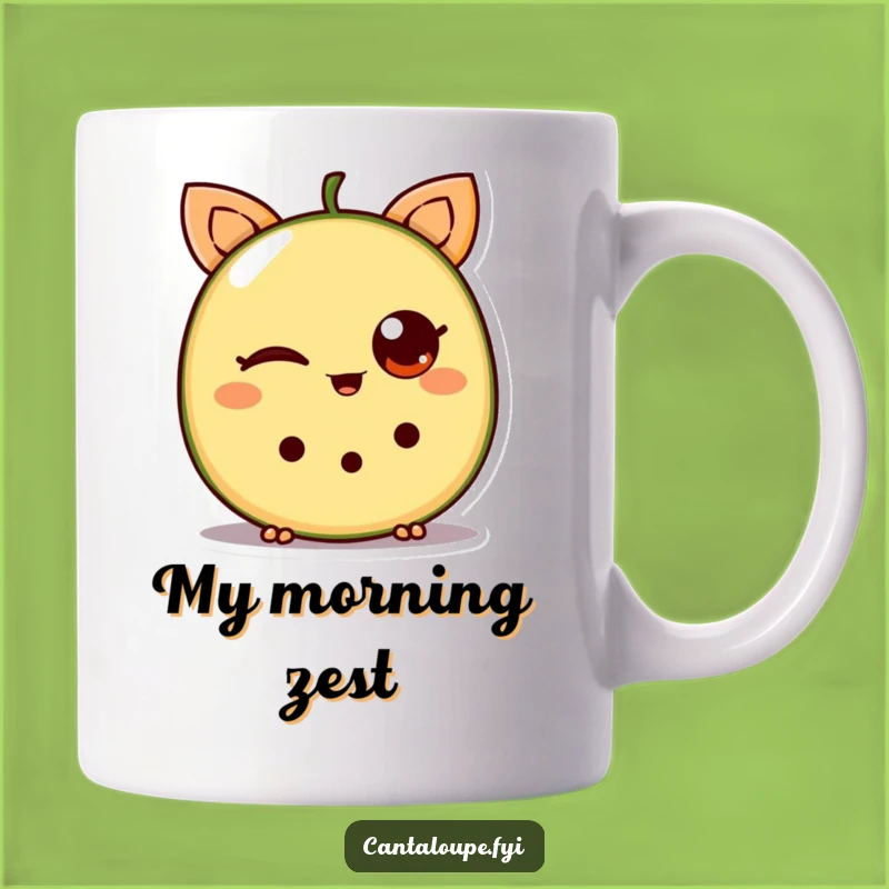 Funny Winking Cantaloupe Wedge Mug: The Perfect Cheeky & Hilarious Gift