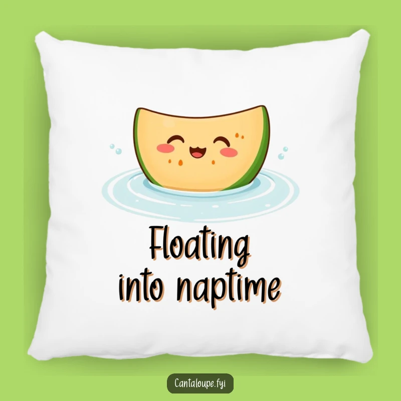 Funny Giggling Melon Pillow - Cozy Bobbing Cantaloupe, Cute Home Decor Gift