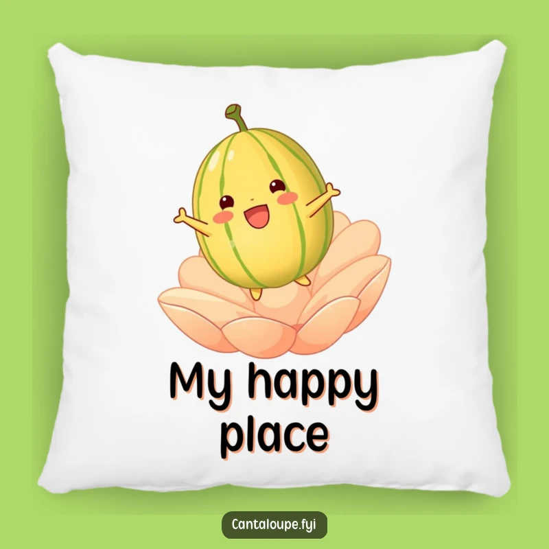 Funny Cantaloupe Bouncing Pillow: Cuddle Up with Pure Happiness