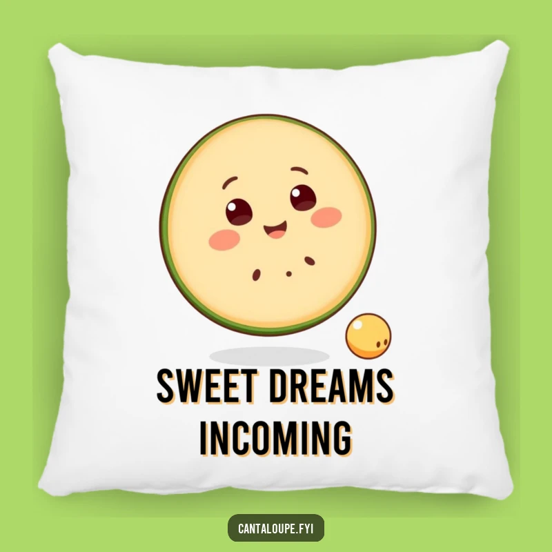 Funny Melon Slice Pillow - Happy Character, Cozy Comfort with Fruity Playfulness