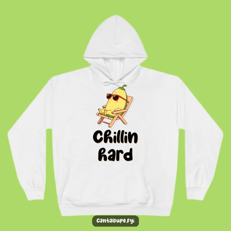 Funny Cantaloupe Hoodie: Cozy Up with This Relaxing Melon