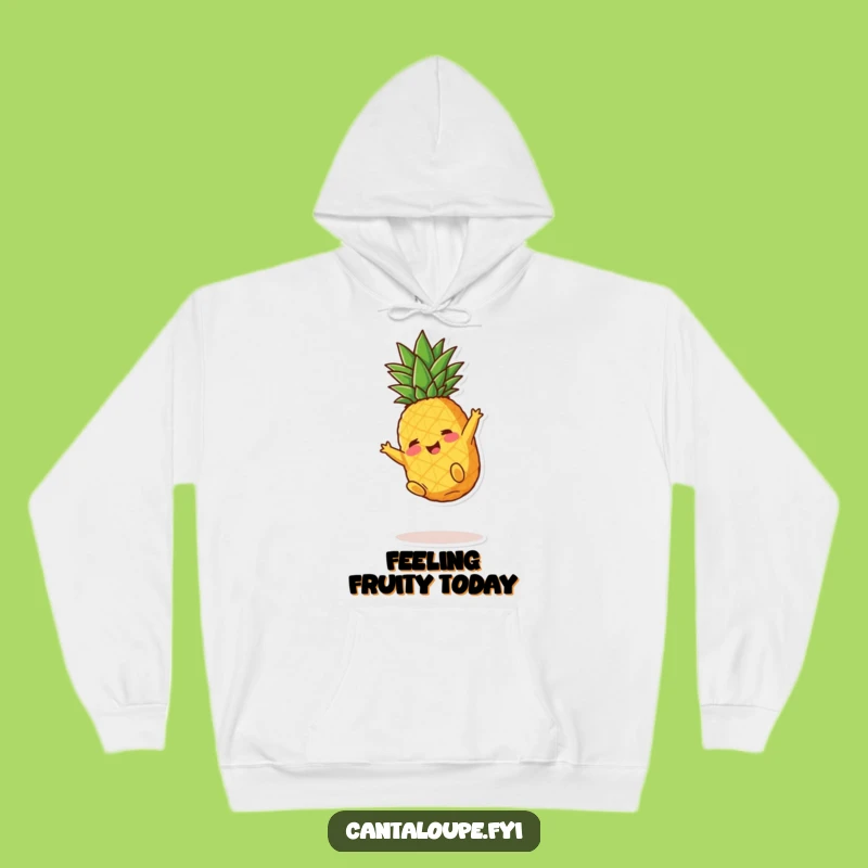 Funny Pineapple Sommelier Hoodie: Cozy Fruity Character Sweatshirt, Perfect Funny Gift