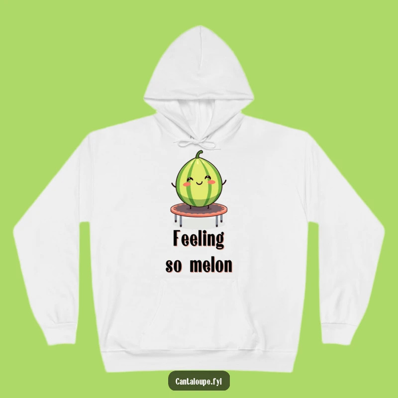 Funny Cantaloupe Jump Hoodie: Cozy and Comical Wear for Happy Campers