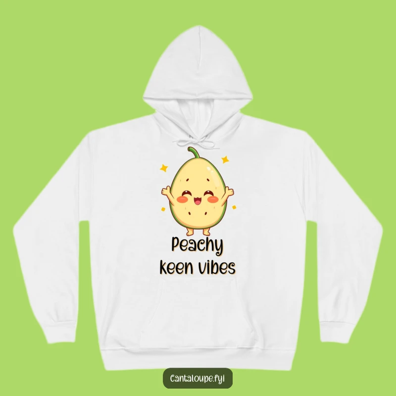 Funny Cantaloupe Cheer Hoodie: Cozy Sunny Disposition Wear, The Ultimate Funny Gift