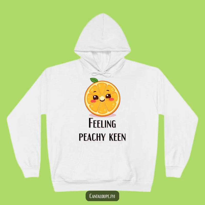 Funny Orange Slice Hoodie: Cozy Citrus Character Sweatshirt, Perfect Funny Gift