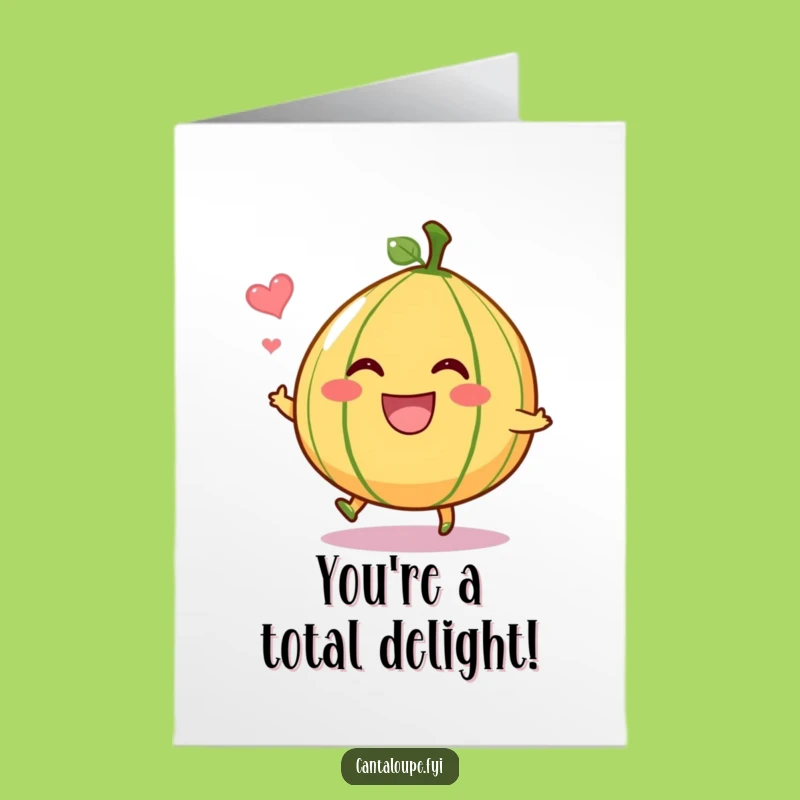 Free Printable Bouncing Cantaloupe Congrats Card: Hilarious Downloadable for Sweet Achievements!