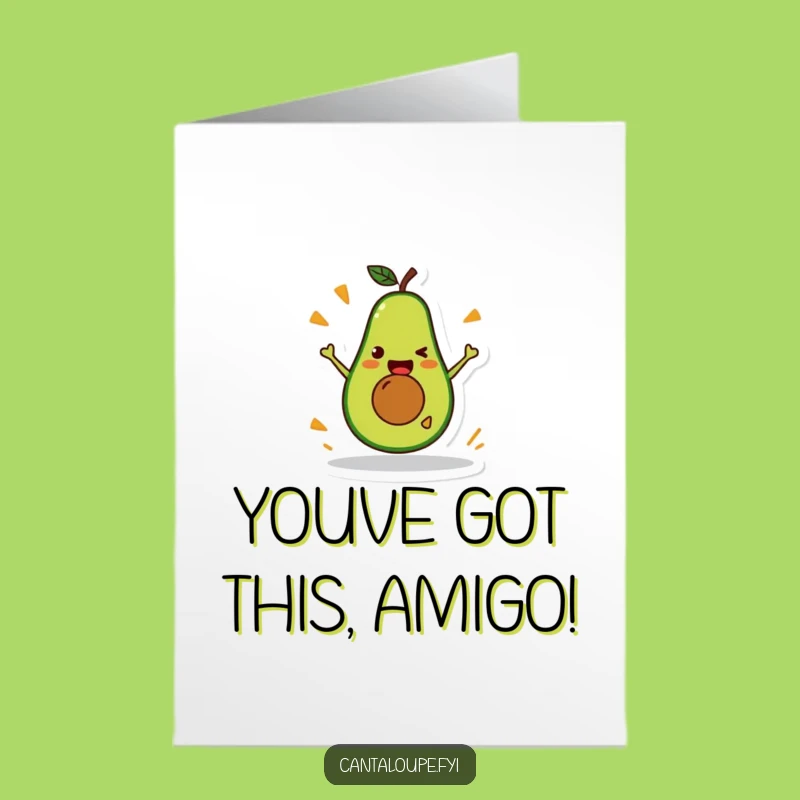 Free Printable Congrats Card: Avocado Stunt, Ideal Funny Downloadable Gift!