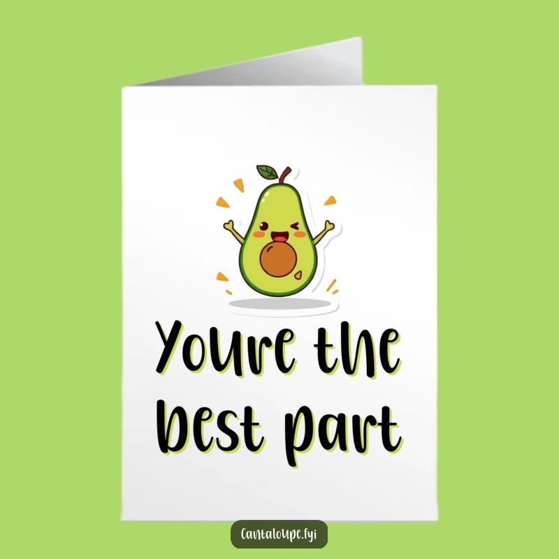 Free Printable Thank You Card: Funny Avocado Stunt, Great Humorous Downloadable Gift!