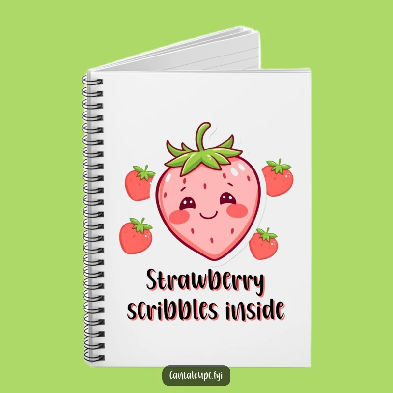 Funny Strawberry Notebook: Silly Face Journal, Ideal Humorous Gift for Writers
