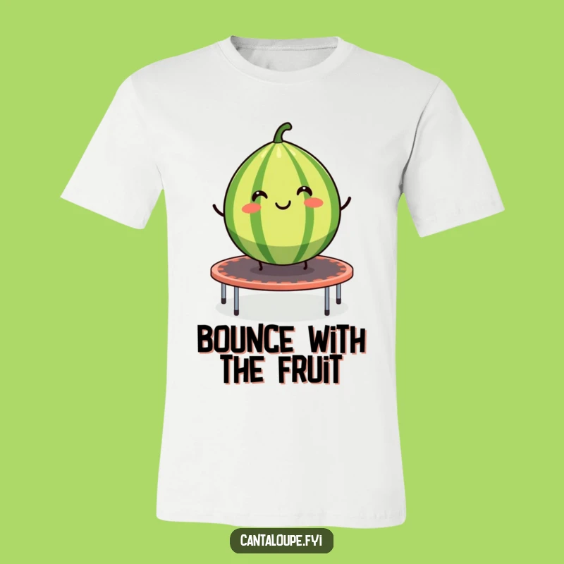 Funny Cantaloupe Bounce T-Shirt: Comical Apparel for Joyful Souls