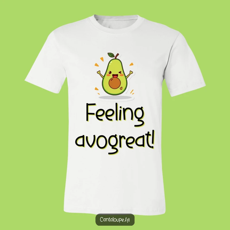 Funny Avocado Stunt T-Shirt: Silly Healthy Character Tee, Great Funny Gift