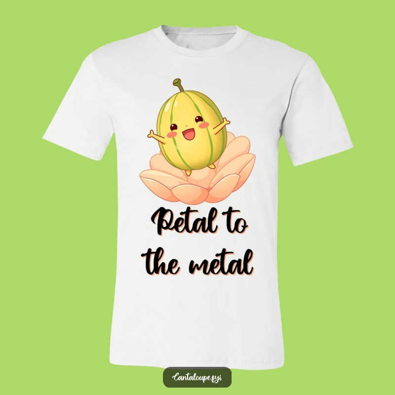 Funny Cantaloupe Bouncing T-Shirt: Wear Your Joyful Spirit Proudly