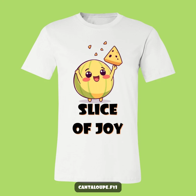 Funny Cantaloupe T-Shirt: Hilarious Melon Slice Toss for Enthusiastic Fun