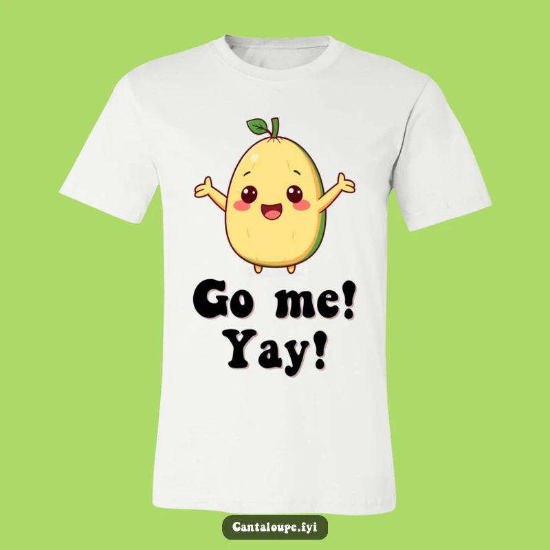 Funny Cantaloupe Cheer T-Shirt - Show Your Support with Fruit Power