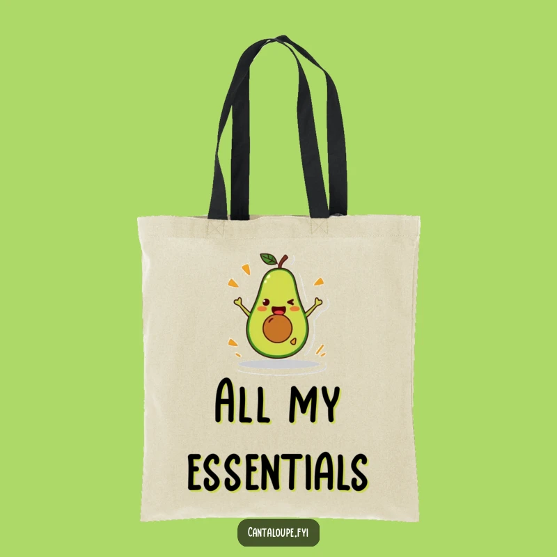 Funny Avocado Tote Bag: Silly Healthy Carry-All, Ideal Funny Gift