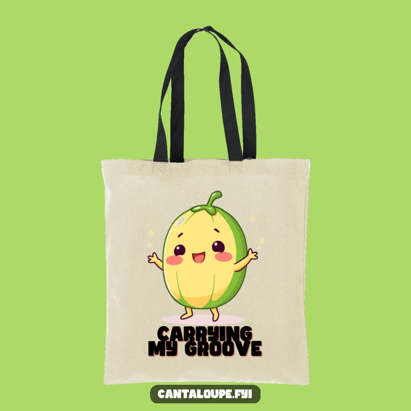 Funny Sugar Dance Cantaloupe Tote Bag: Carry Your Moves with Sweet Style - Great Gift